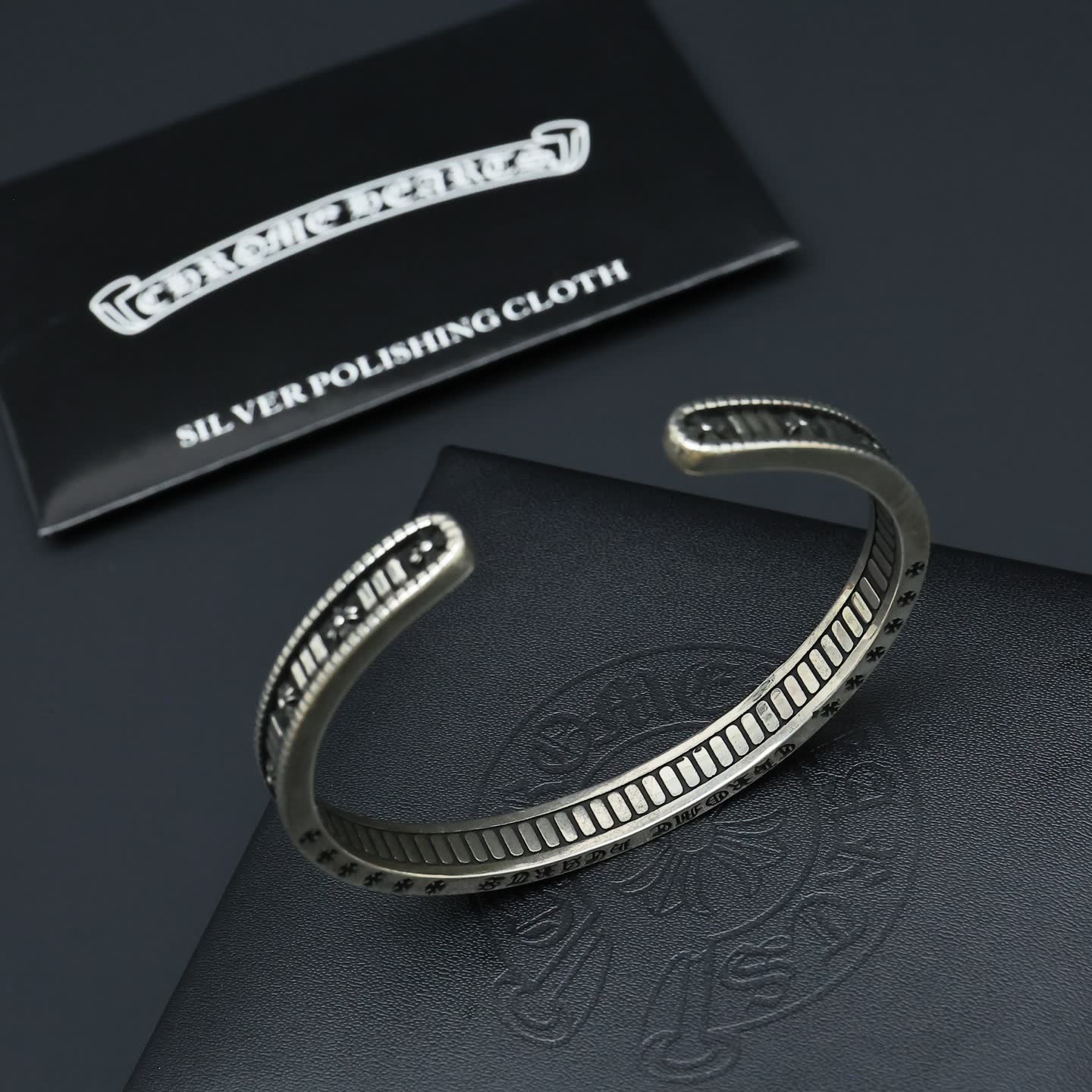 Chrome Hearts Silver Cuff Bracelet